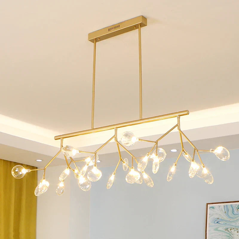 Decorbites™ Lineare Glühwürmchen-Kronleuchter: Elegante Baumzweige-Beleuchtung für die Hausdekoration