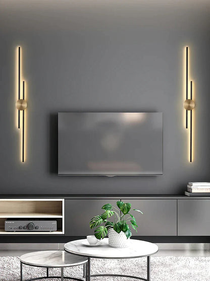 DecorBites™ Copper Wall Light for Bedroom, Living Room, TV Background - Minimalist Luxury Design