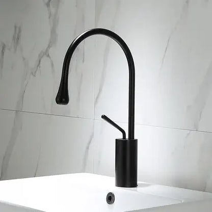 DecorBites™ Brushed Gold Basin Faucet Hot Cold Swivel Sink Water Crane