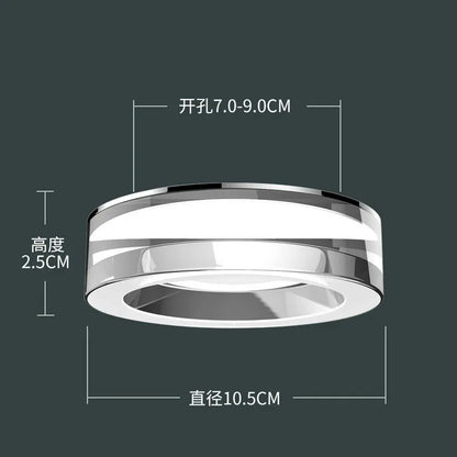 DecorBites™ Crystal LED Ceiling Spotlight for Living Room, Bedroom, Bathroom - Modern Embedded Kitchen Light Fixtures