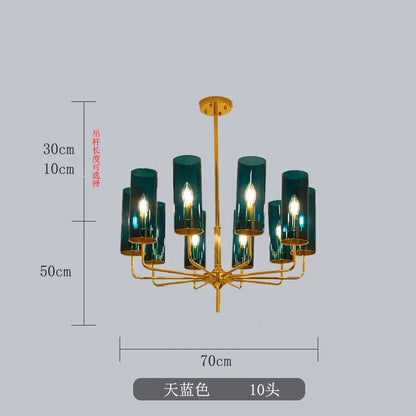 Decorbites™ Glasleuchter: Luxuriöser nordischer LED-Hängeleuchter für Wohnzimmer, Esszimmer, Schlafzimmer