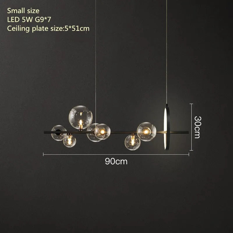 Decorbites™ Glas-Blase-Lüsterleuchte für Esszimmer und Laden