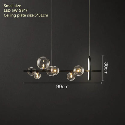 Decorbites™ Glas-Blase-Lüsterleuchte für Esszimmer und Laden