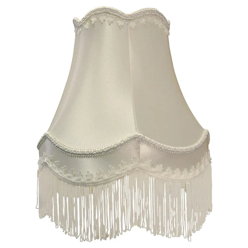 Decorbites™ Fransen-Stoff-Lampenschirm Europäischer Moderner Stil Luxuriös Handgefertigt Schlafzimmer Eingangsbereich