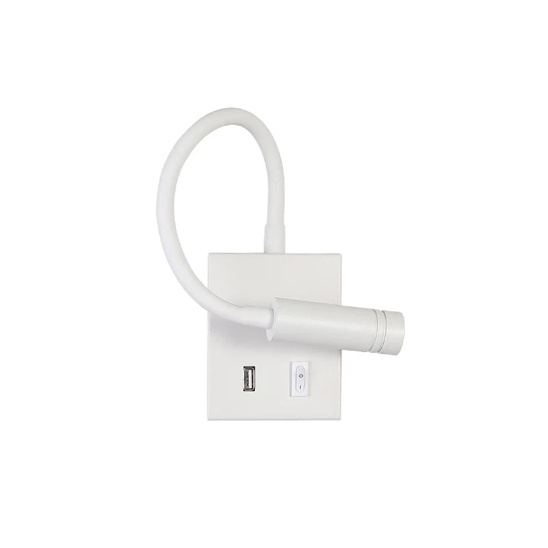 Decorbites™ LED-Nachttisch-Wandleuchte mit USB-Anschluss & Schalter – Modernes nordisches Design