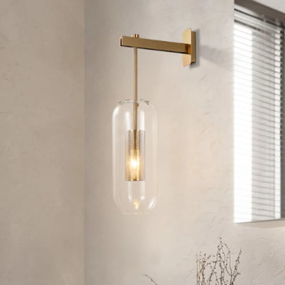 Decorbites™ Gold-Glas-Wandlampe: Postmoderne E14-Industrielle Wandlampe für die Einrichtung des Zuhauses