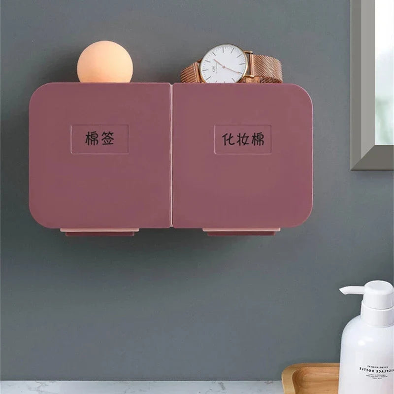Decorbites™ Wattestäbchen- und Pad-Halter: Badezimmer-Organizer & Kosmetikbehälter