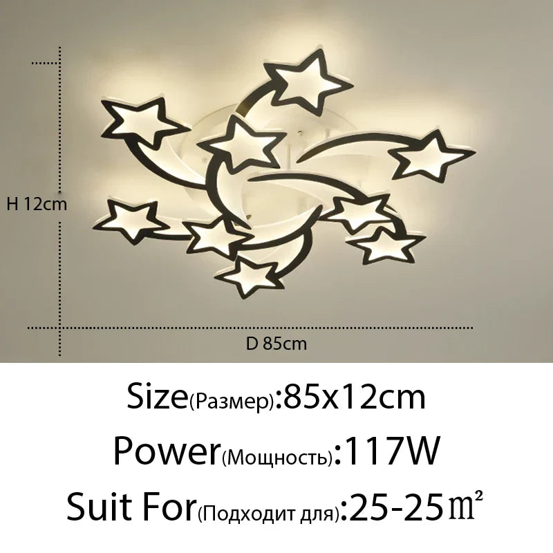 Decorbites™ LED-Kronleuchter: Moderne dimmbare Innenbeleuchtung für Schlafzimmer, Flur, Wohnzimmer