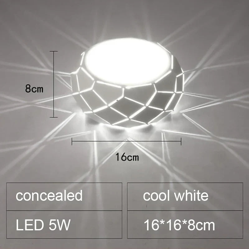 Decorbites™ LED-Deckenleuchte: Simplicity 5W 12W dimmbare Zylinderlampe für Gang Korridor