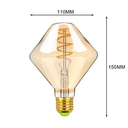 Decorbites™ Industrielle Retro Vintage LED Edison Glühbirne 4W 2300K E27 Lampenlicht Glühbirne