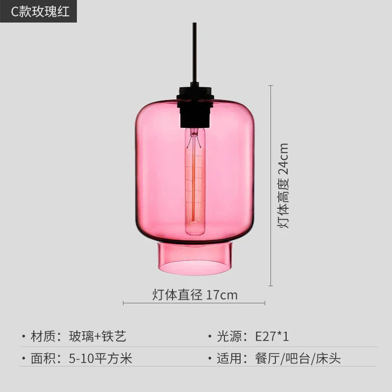 DecorBites™ Geometric Glass Pendant Light Collection: Modern Crystalline Pendant Series