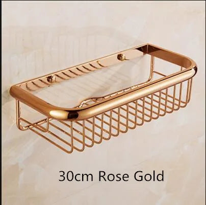 Gold Black Corner Shelf