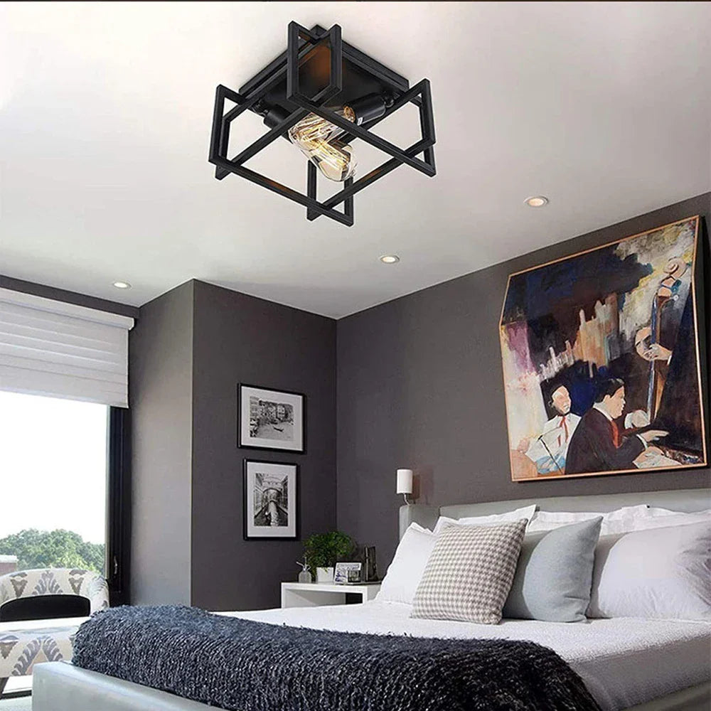 Decorbites™ Industrielle Vintage LED-Deckenleuchte für Zuhause, Küche und Bar