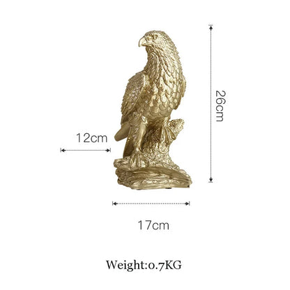 Decorbites™ Goldener Leopard Harz-Panther-Figur: Luxuriöse Dekoration für Zuhause und Büro & Geschenk