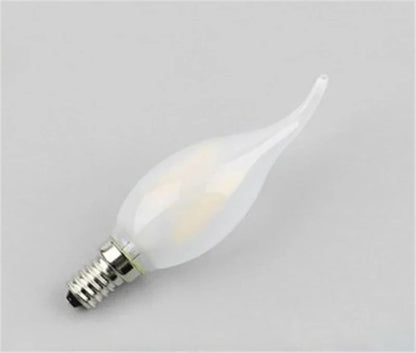 Decorbites™ Frosted E14 LED-Kerzenleuchte Kristalllampe Warmweiß Retro-Filament-Birnen