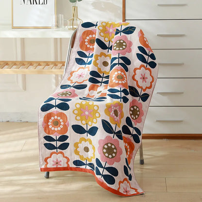 DecorBites™ Cotton Gauze Bath Towel -different styles