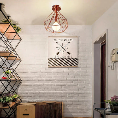 DecorBites™ Iron Ceiling Light Fixture for Modern Spaces