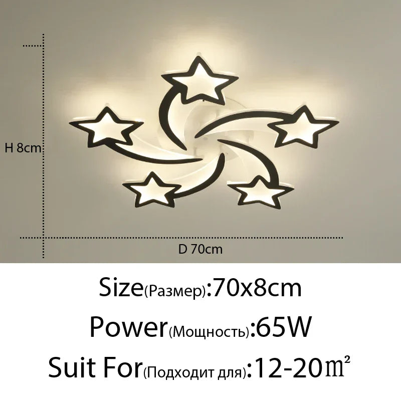 Decorbites™ LED-Kronleuchter: Moderne dimmbare Innenbeleuchtung für Schlafzimmer, Flur, Wohnzimmer