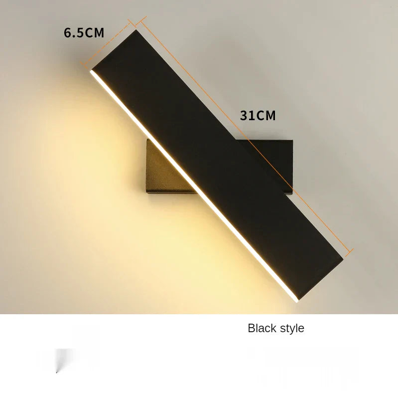 DecorBites™ 360 Degree Rotate Wall Lamp for Bedroom Hotel Bedside Sconce Reading Light