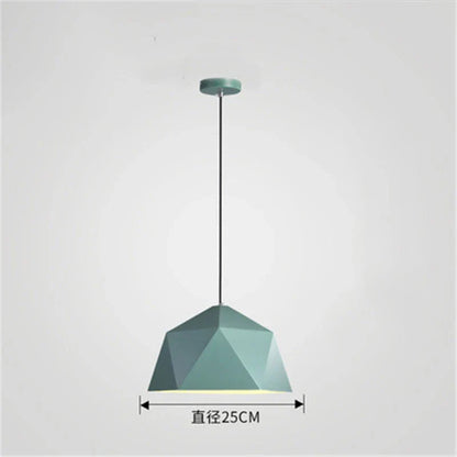 Decorbites™ Eisen-Diamant-Hängeleuchter Moderne Geometrie Pendelleuchten für Wohnzimmer & Café