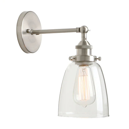 Decorbites™ Klare Glaswandlampe: Moderne Wandleuchte Spiegel-Lichtarmatur für vintage Innenraumdekoration