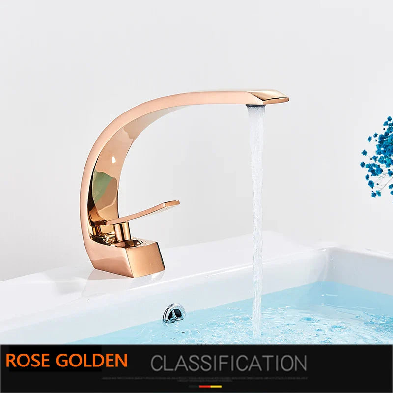Black Chrome Basin Mixer