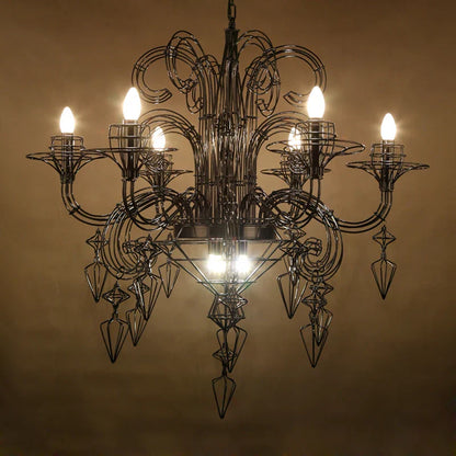 Decorbites™ Eisenbarock E14 LED Kronleuchter Aufhängelampe für Vorhalle