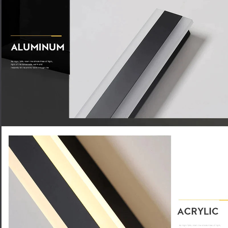 Decorbites™ LED-Aluminium-Wandleuchte für Garten Veranda Wandlampe 110V 220V Leuchte