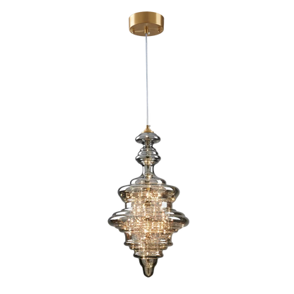 DecorBites™ Crystal Chandelier: Nordic Luxury Pendant Lighting for Dining Room, Bedroom, and Bar