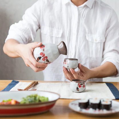 Decorbites™ Japanisches Keramisches Sake-Weinbecher-Set - KL-001 | Kleine Trinkkollektion