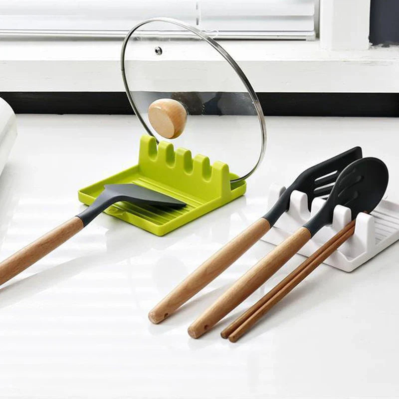 Decorbites™ Küchenutensil-Ständer Topfdeckel-Halter Spatel-Organizer Löffelauflage