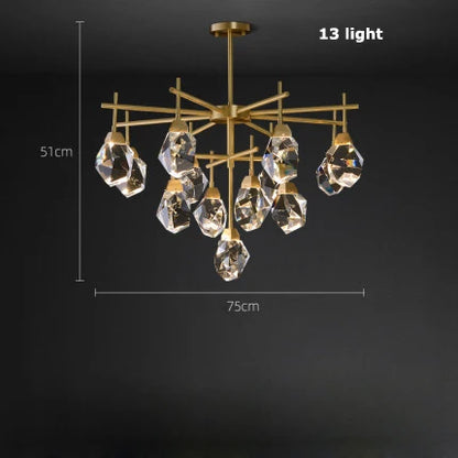 Decorbites™ Diamantkristallstein-Luster-Leuchter für das Esszimmer