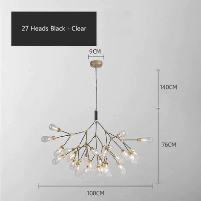 Decorbites™ Elegante Leuchtkäfer-Lüster – Luxuriöse nordische Beleuchtung für Schlafzimmer & Restaurant