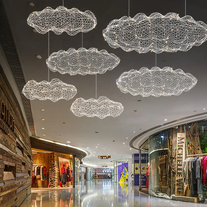 Decorbites™ Wolken-Hängeleuchten: Industrielle Loft-Glühwürmchen-Kronleuchter für Wohnzimmer, Schlafzimmer, Treppenhaus