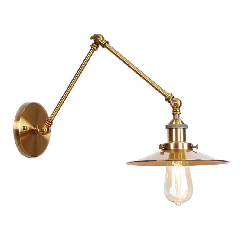 Gold Adjustable Wall Light