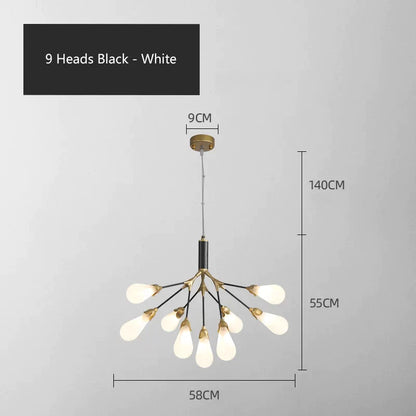 Decorbites™ Elegante Leuchtkäfer-Lüster – Luxuriöse nordische Beleuchtung für Schlafzimmer & Restaurant