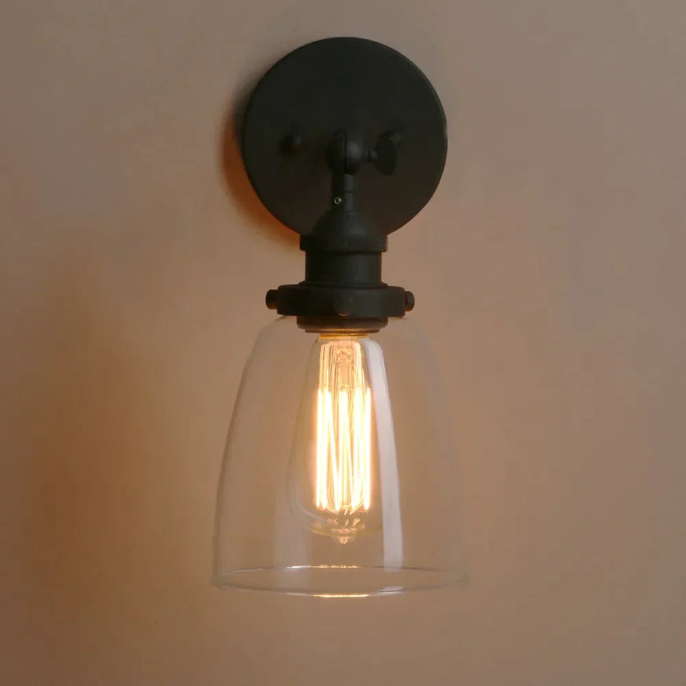 Decorbites™ Klare Glaswandlampe: Moderne Wandleuchte Spiegel-Lichtarmatur für vintage Innenraumdekoration