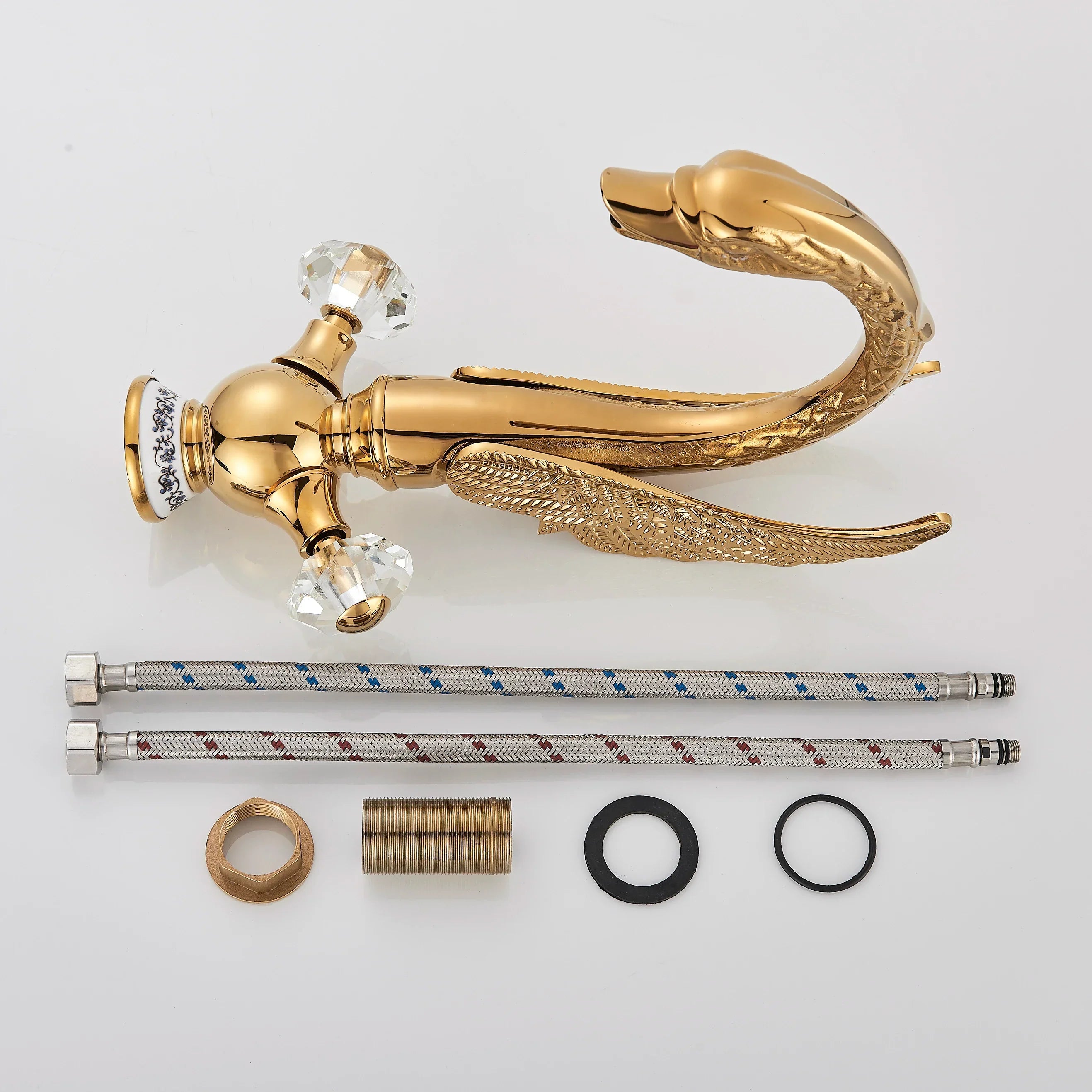 Crystal Handle Basin Faucet