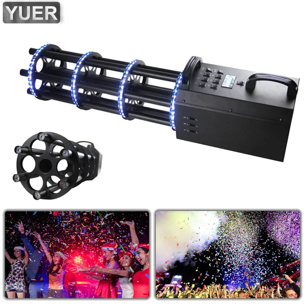 Decorbites™ LED-Feuerwerks-Kanone Sechs-Köpfe-Salut-Maschine für Bühnen-Party-Feier