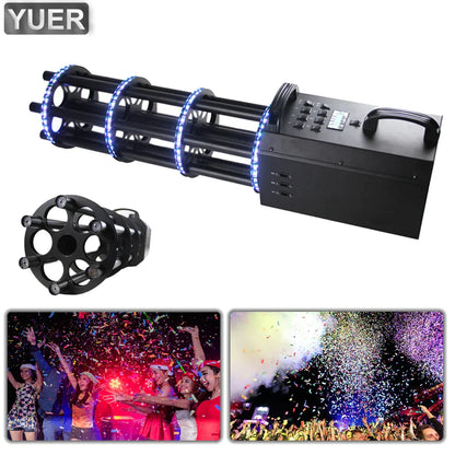 Decorbites™ LED-Feuerwerks-Kanone Sechs-Köpfe-Salut-Maschine für Bühnen-Party-Feier