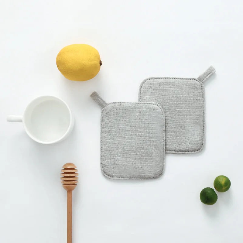 Decorbites™ Baumwoll-Leinen-Unterset-Ansammlung für Tee-Kaffee-Becher Wärmeschutz ECO-Tassenmatte
