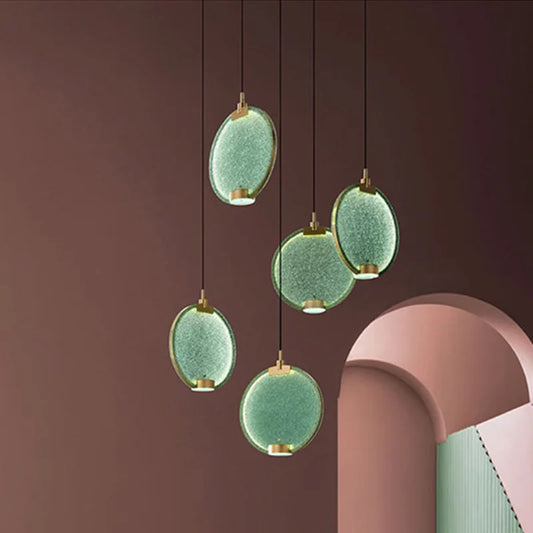 Decorbites™ Messingleuchte: Minimalistische Glas-Rund-Loft-Lampe für Café & Bar