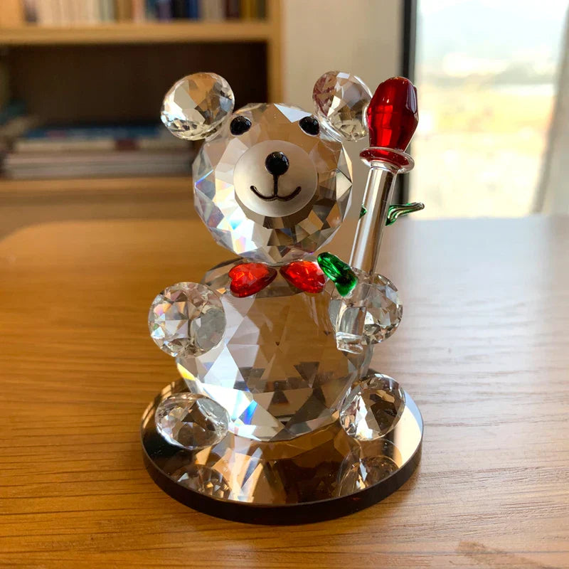 Crystal Animal Figurine Decor