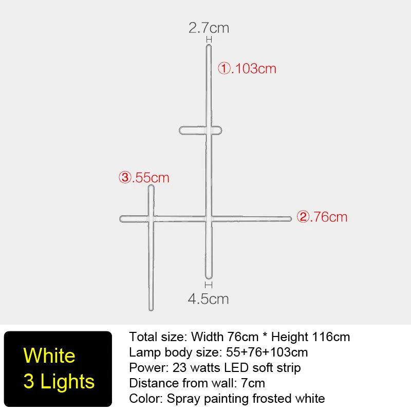 LED Strip Wall Lamp