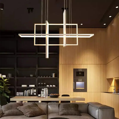 DecorBites™ Geometric Aluminum Pendant Lights for Living Bedroom Restaurant Dining Kitchen Home Décor