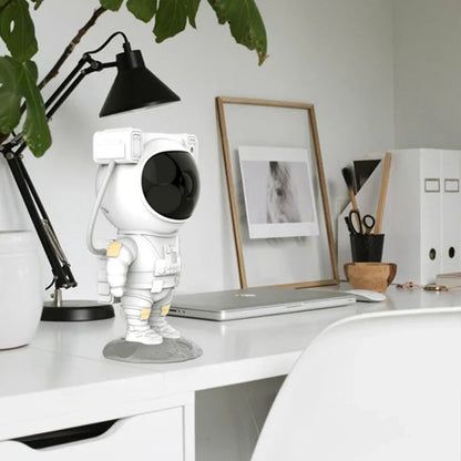 Decorbites™ Astronauten-Himmelprojektor-Nachtlicht: USB-Schlafzimmer-Tischlampe & Wohnraumdekoration