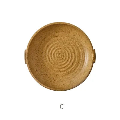 Decorbites™ Japanischer Stil Keramisches Rundes Teller - Restaurantqualitäts Geschirr
