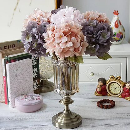 Decorbites™ Hortensienzweig Seidenblume Hochwertige Künstliche Party-Raum-Dekoration