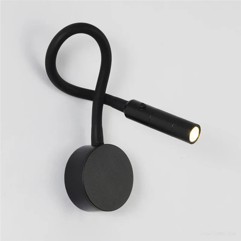 DecorBites™ LED Wall Sconces: Modern 3W Night Light Fixtures for Study, Working, and Reading