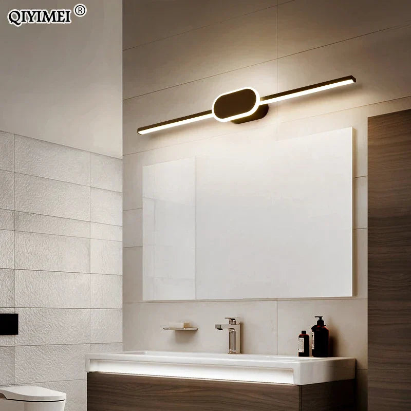 Decorbites™ LED-Wandleuchten - Weiß/Schwarzes Eisen & Aluminiumbasis, Acryl-Schirm, Spiegelleuchten